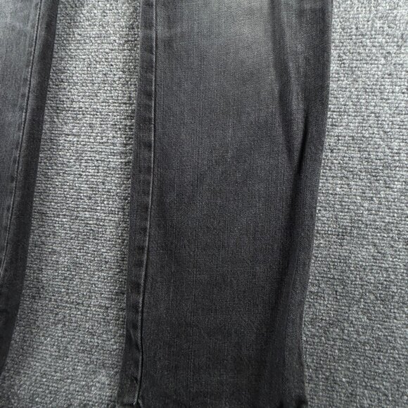 Nudie Jeans Men Denim Jeans Low Slim Jim Used Black Cotton J676 Adult ACTL 32X33 - Picture 6 of 16